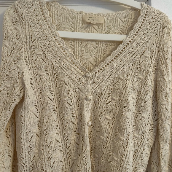 Sézane Saja Cream Knit cardigan - Picture 5 of 5